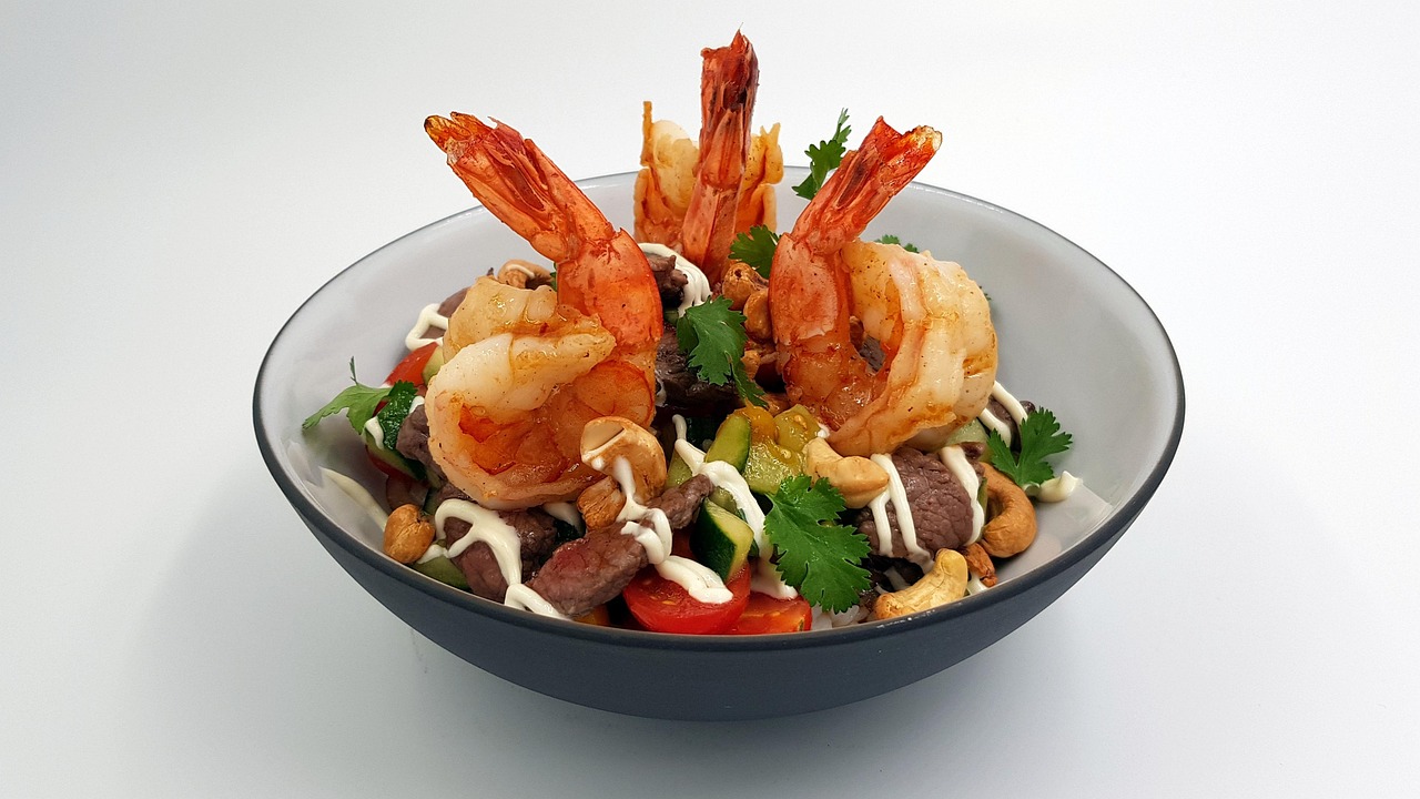 poke bowl surf turf, food, poke bowl, rice, eating, poke bowl, poke bowl, poke bowl, poke bowl, poke bowl