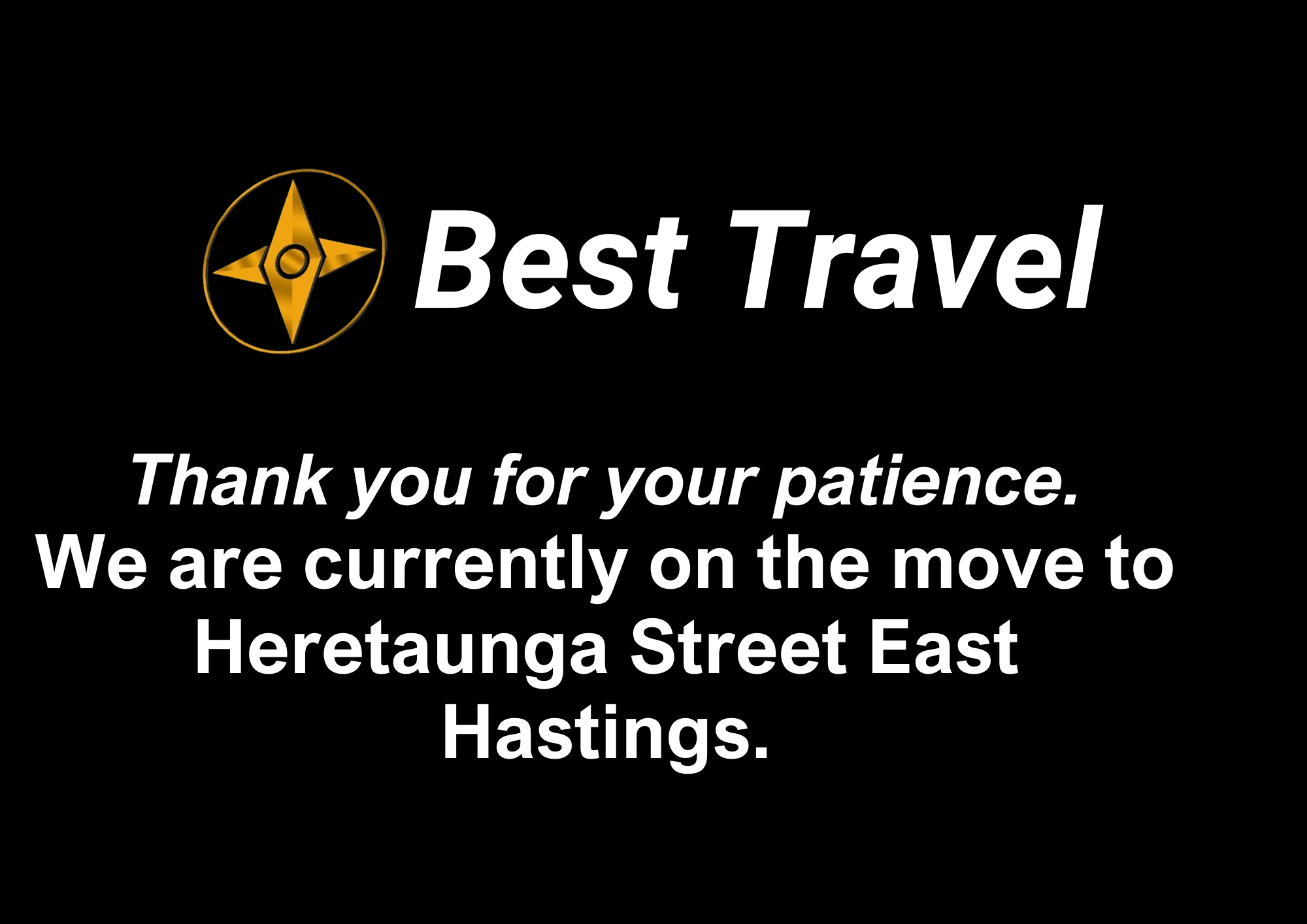 best travel relocation notice