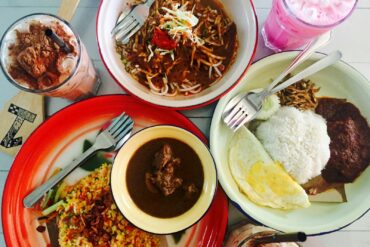 cooked dishes on plates