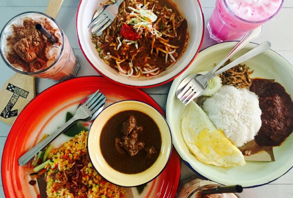 cooked dishes on plates
